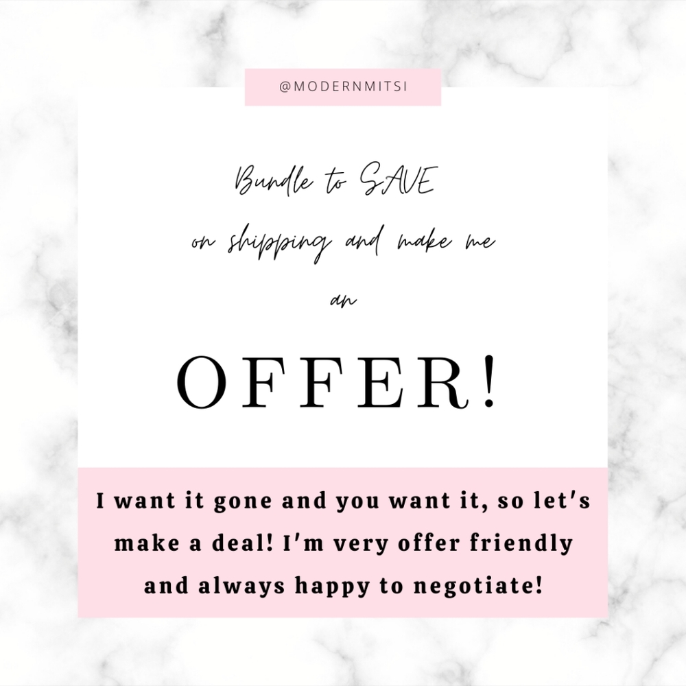 OFFERS WELCOME!